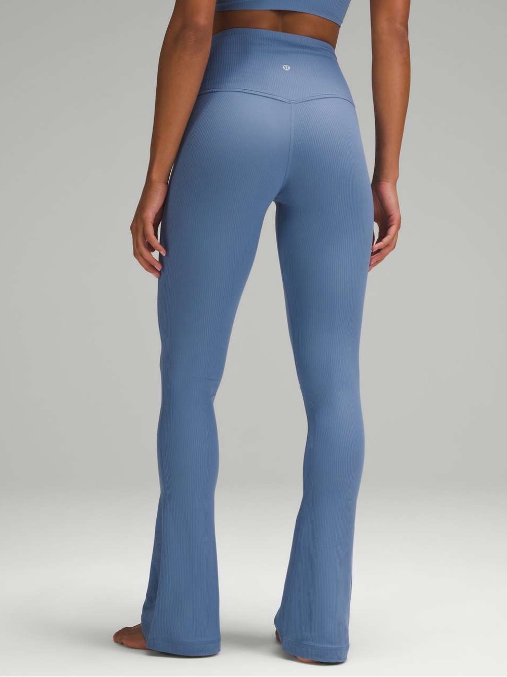 Lululemon Align High-Rise Ribbed -Flare Pant Blue Size 2